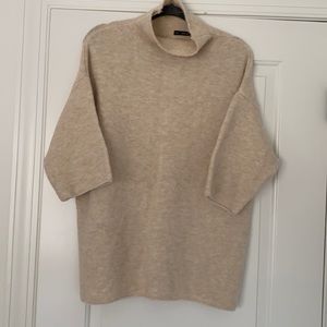 Zara cream Italian yarn sweater